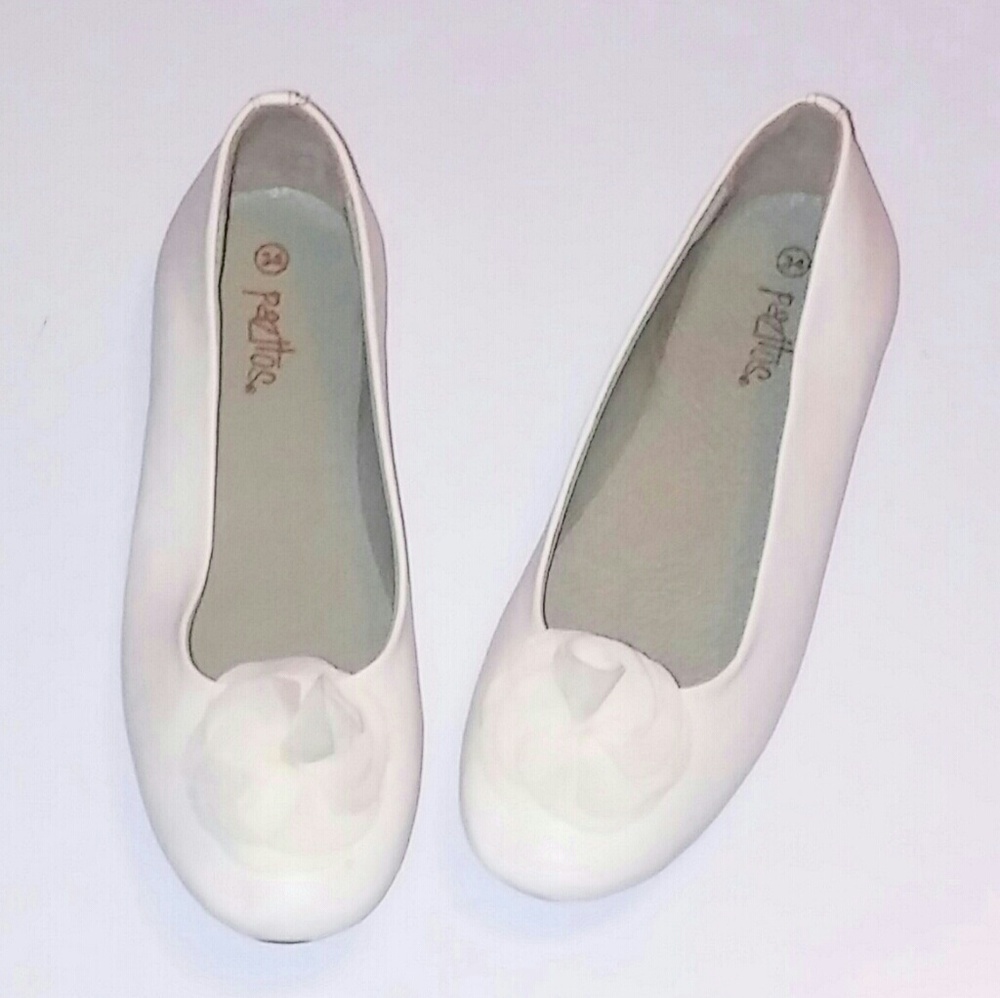 Pazitos White Dress Shoes for Kids